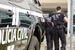 PCPR e PMPR prendem suspeito de homicídio ocorrido em Quedas do Iguaçu
