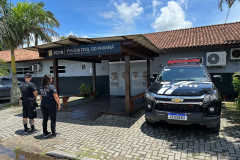 PCPR prende em flagrante casal suspeito de praticar furto à residência em Pontal do Paraná