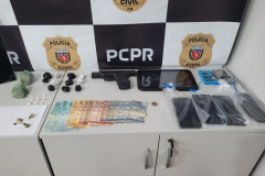 PCPR prende homem por tráfico de drogas em operação conjunta com a PMPR