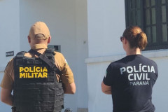 PCPR e PMPR prendem suspeito de homicídio 3 horas após o crime no Litoral