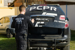 PCPR e PMSC prendem homem por homicídio e tráfico de drogas ocorridos em Agudos do Sul