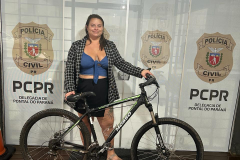 PCPR recupera bicicleta furtada avaliada em R$ 7 mil 