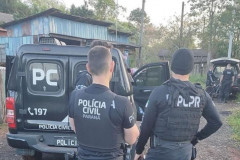 PCPR prende dois homens por crimes distintos em Telêmaco Borba