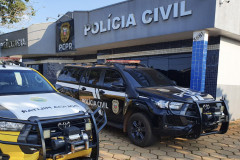 PCPR e PMPR prendem suspeito de furto em Quedas do Iguaçu