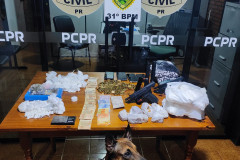 PCPR e PMPR prendem casal por tráfico de drogas em Palotina