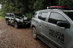 PC e PM deflagram operação conjunta em Dois Vizinhos contra o porte ilegal de armas de fogo
