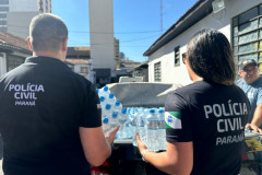 Unidades da PCPR recebem arrecadação de doações para vítimas do Rio Grande do Sul  