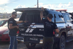 PCPR prende homem em flagrante por violência doméstica contra companheira em Castro