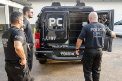 PCPR prendem 11 pessoas operação contra tráfico de drogas e roubos no Oeste do Estado