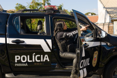 PCPR prende homem em flagrante por feminicídio em Capitão Leônidas Marques