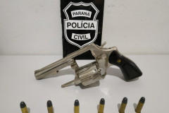 PCPR apreende adolescente em posse de arma de fogo e munições em Cascavel