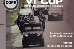 PCPR abre inscrições para o VI Curso de Operações Policiais