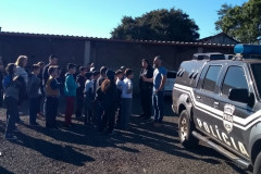 PCPR recebe visita de alunos de escola municipal em delegacia de Ampére