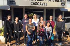 PCPR recebe universitários na unidade policial em Cascavel 