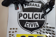 PCPR prende suspeito de comercializar armas em Foz do Iguaçu