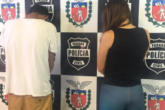 PCPR prende dupla suspeita de aplicar golpe em loja de móveis de Curitiba