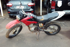 PCPR recupera motocicleta furtada em Cruz Machado