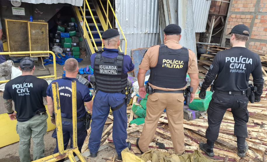 PCPR, PMPR e Guarda Municipal incineram quatro toneladas de drogas em Irati