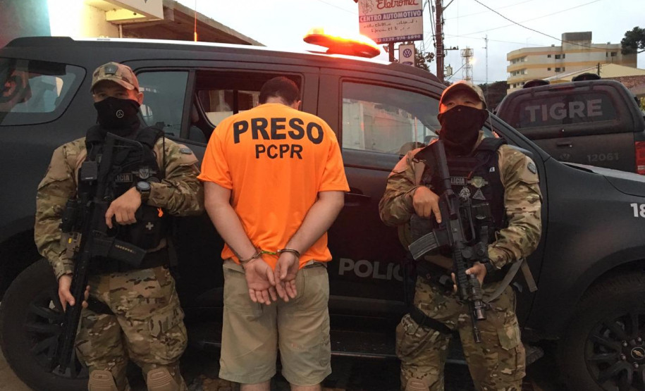 PCPR prende suspeito de tentativa de homicídio na RMC PCPR prende suspeito de tentativa de homicídio na RMC