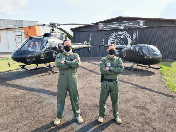 ENQUADRO POLÍCIA, TRILHA DE MOTO, 6 POLICIAIS, HELICÓPTERO